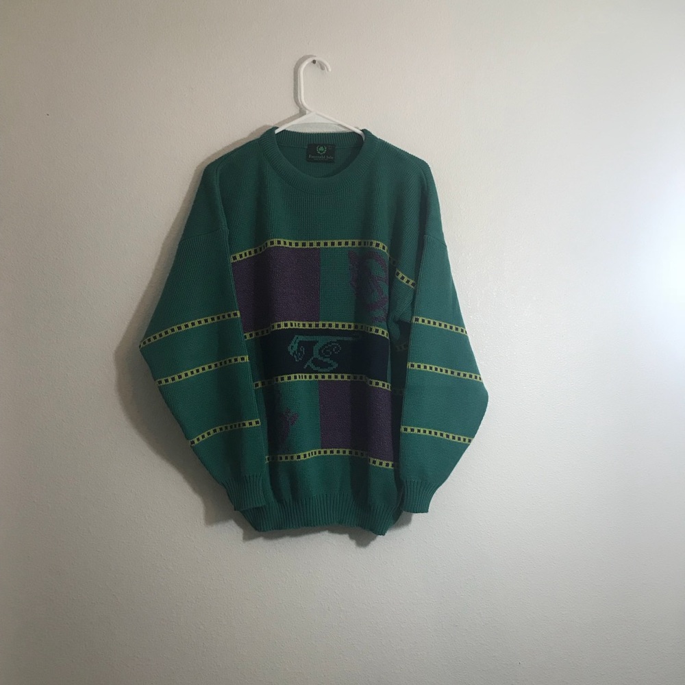 Emerald Isle Vintage Crewneck Sweater Men’s Size L